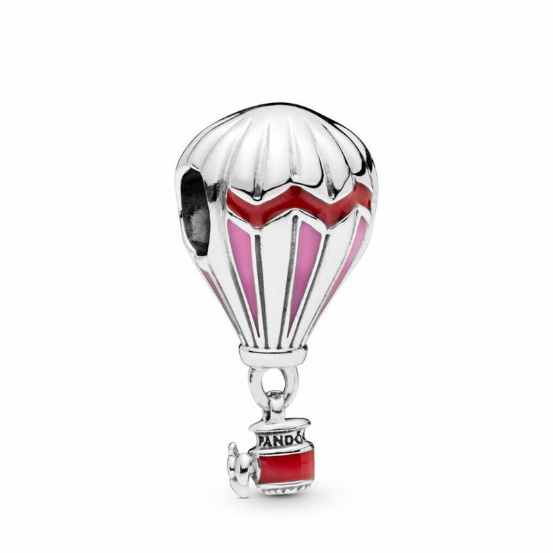 Pandantive Pandora Hot Air Balloon Argint/Roz (BA9z6NVO)